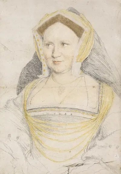Portait of Lady Mary Guildford by Ганс Хольбейн Младший, 1527 — digital art print download