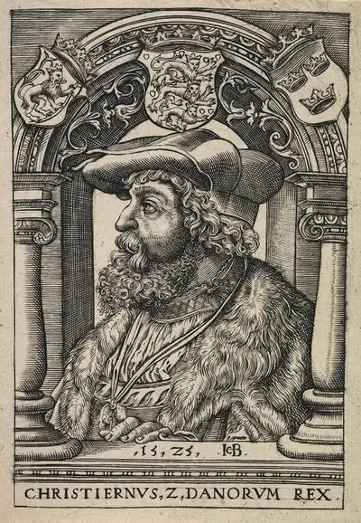 Кристиан II by Якоб Бинк, 1524 – 1525 — digital art print download