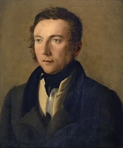 Портрет брата художника, Ахилла Мивиль-Бомана by Якоб Кристоф Мивиль, 1824 — digital art print download