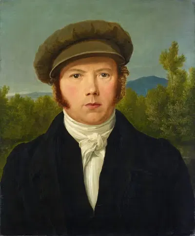 Портрет брата художника, Генриха Мивиль-Круга by Якоб Кристоф Мивиль, 1824 — digital art print download