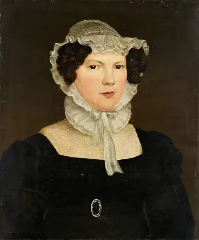 Портрет сестры художника, Розины Мивиль-Круг by Якоб Кристоф Мивиль, 1824 — digital art print download
