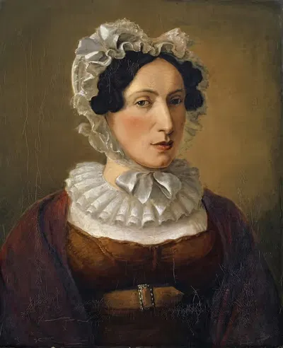 Портрет сестры художника, Саломе Мивиль-Келлер by Якоб Кристоф Мивиль, 1824 — digital art print download