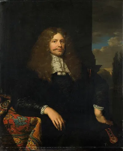 Cornelis Backer (1633-1681) by Jan Van Mieris, 1633-1681 — digital art print download