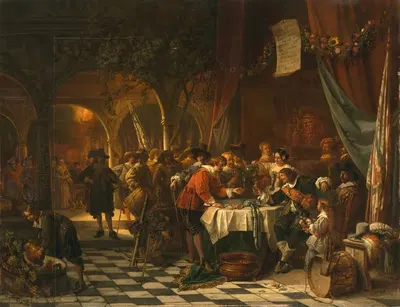 Король стрелков by Жан Огюст Анри Лейз, 1849 — digital art print download