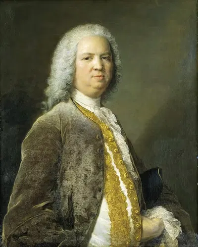 Портрет франкфуртского банкира Иоганна Георга Лирзе by Жан-Марк Натиер, 1749 — digital art print download