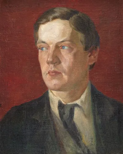 Портрет шведского художника Густава Вольмара by Йохан Рохде, 1902 — digital art print download