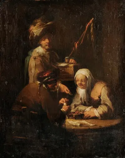 Продавец яда для крыс by Иоганн Георг Траутман — digital art print download