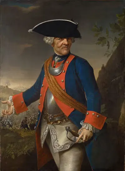 Портрет Иеронима Линдера из Базеля by Иоганн Николаус Грот, 1760 — digital art print download
