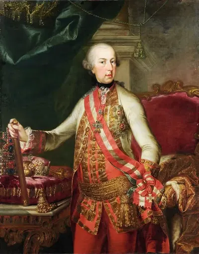 Portrait of the Emperor Joseph II by Johann Nikolaus Grooth, 1784 — digital art print download