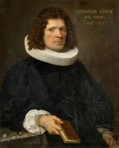 Портрет профессора Себастьяна Фаеша (1647–1712) by Иоганн Рудольф Губер старший, 1647–1712 — digital art print download
