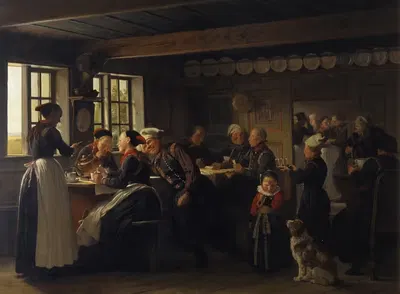 Эпизод гильдии на Амагере by Юлий Экстер, 1854 — digital art print download
