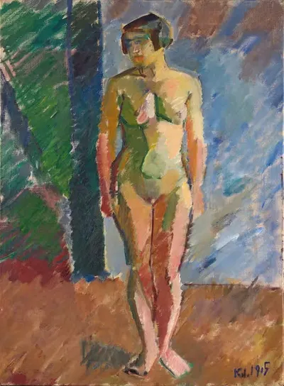 Стоящая модель by Карл Исаксон, 1915 — digital art print download