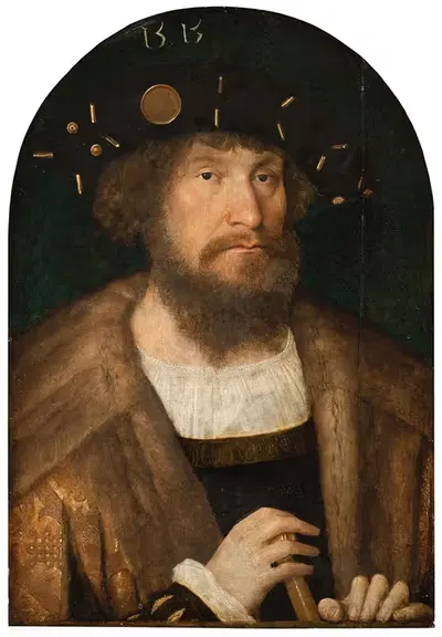 Портрет датского короля Кристиана II by Мишель Ситтов, 1513 - 1515 — digital art print download