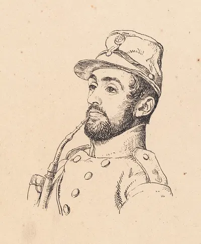 Lægen V. E. Blom by П. К. Сковгорд, 1845 - 1849 — digital art print download