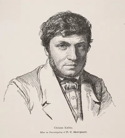 Maleren C. Købke, 1869 – 1883 by П. К. Сковгорд, 1882 - 1883 — digital art print download