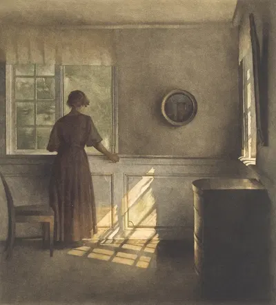 Morgensol by Peter Ilsted, 1913 — digital art print download