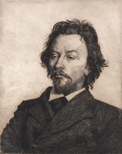 Vilhelm Hammershøj by Peter Ilsted, 1900 — digital art print download