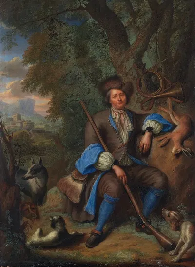 Охотник by Питер Лирманс, 1670 – 1682 — digital art print download