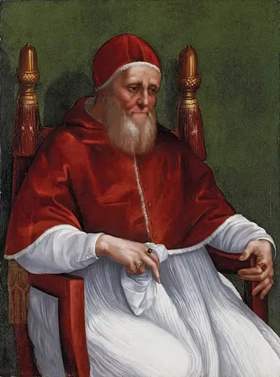 Портрет папы Юлия II by Последователь Рафаэля, 1511 – 1512 — digital art print download