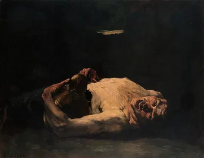 The Empty Bottle by Théodule Ribot — digital art print download