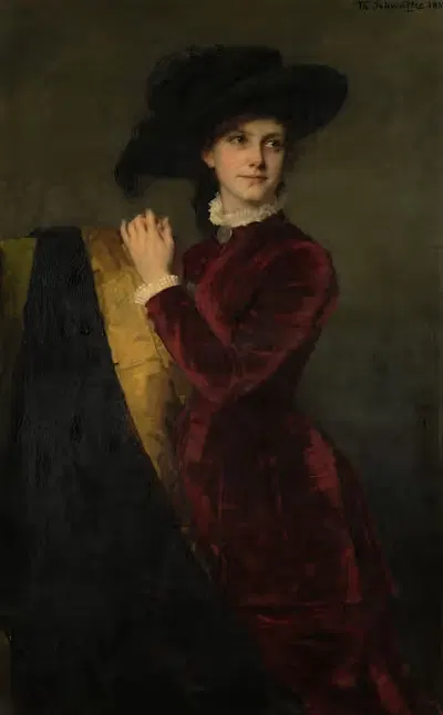 Катерина Иосифовна ден Текс-Бибен (1858-1889) by Тереза Шварце, 1858-1889 — digital art print download