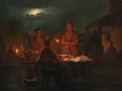 Ночной рынок by Андреас Франсискус Вермеулен — digital art print download