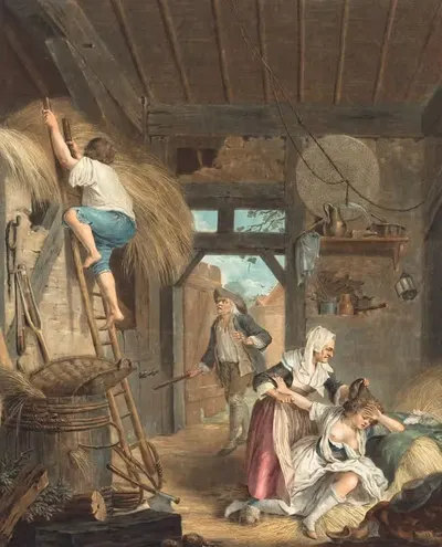 Слишком поздно by Антуан-Франсуа Сержан, 1789 — digital art print download