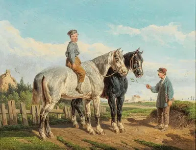 Небольшое угощение by Бернар Эдуар Свебах, 1865 — digital art print download