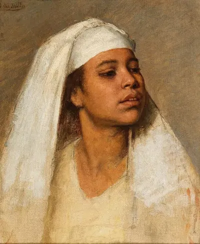 Portrait Of A Coptic Woman by Bertha Müller — digital art print download