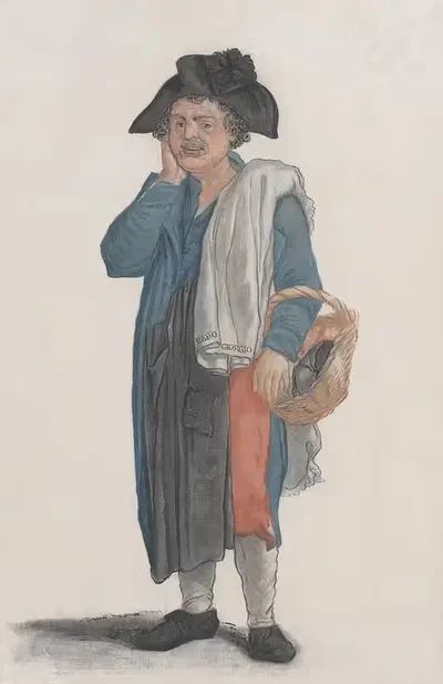Бабо Джорджио by Карло Лазинио, c. 1790 — digital art print download