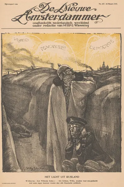 Het licht uit Rusland by Вилли Слуйтер, 1917 — digital art print download