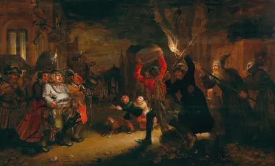 Борьба между Карнавалом и Постом by Давид Винкбунс — digital art print download