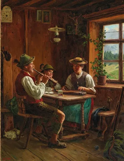 Home Music by Emil Rau — digital art print download