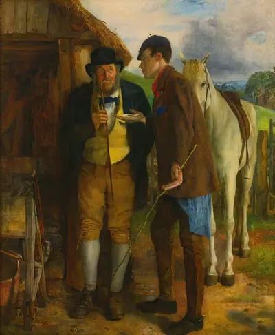 Вопрос денег by Эрскин Никол, 1874 — digital art print download