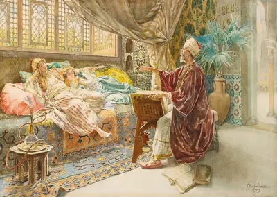 Afternoon Lessons by Ettore Simonetti — digital art print download