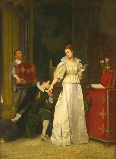 The Suitor by Florent Willems — digital art print download