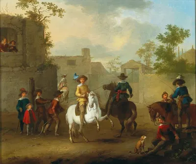 The Riding Lessons by Franz de Paula Ferg — digital art print download
