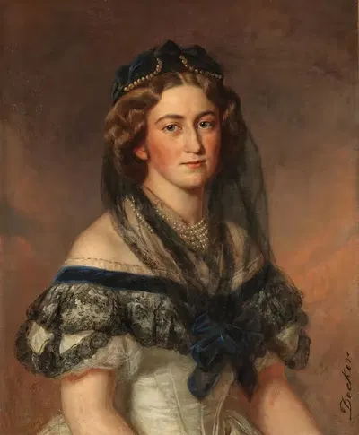 Portrait Of A Lady by Georg Decker — digital art print download