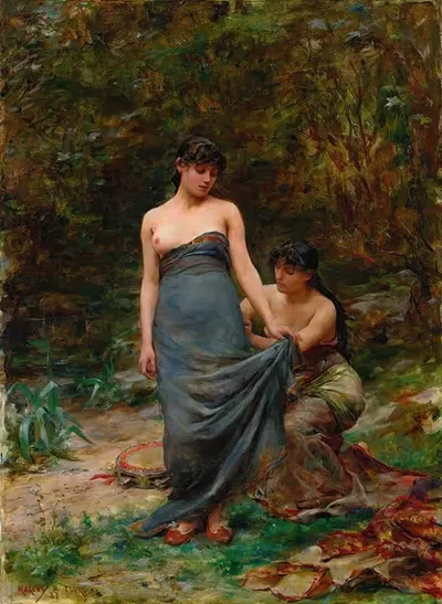 Примерка by Жорж Моро де Туры, 1887 — digital art print download