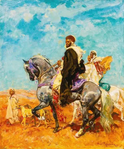 Арабески кавалеров в пустыне by Анри Эмильен Руссо — digital art print download