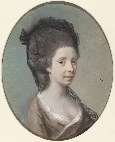 Мэри Фокс by Хью Дуглас Гамильтон, c. 1770 — digital art print download