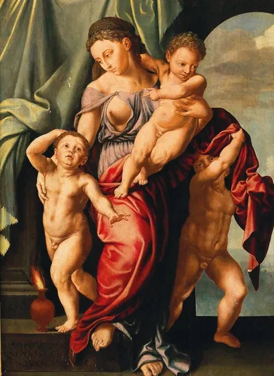 Caritas Romana by Jan Sanders Van Hemessen — digital art print download