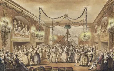 Майский бал by Жан-Мишель Моро, 1763 — digital art print download