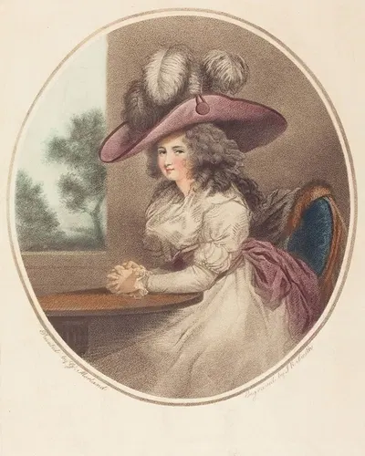 Anne Ward Morland (Delia In Town) by John Raphael Smith, c. 1788 — digital art print download