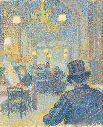 Au Café by Louis Hayet — digital art print download