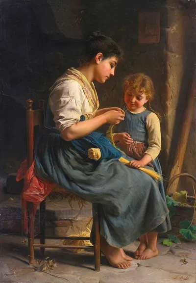 Weaving by Luigi Bechi — digital art print download