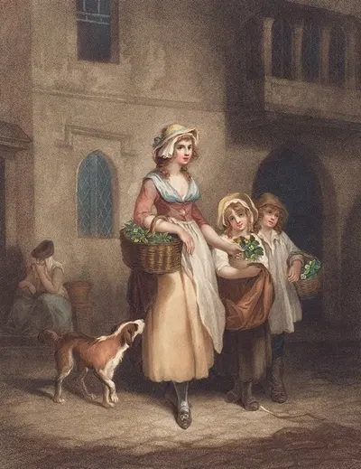 Две грозди за пенни, первоцветы by Луиджи Скиавонетти, 1793 — digital art print download