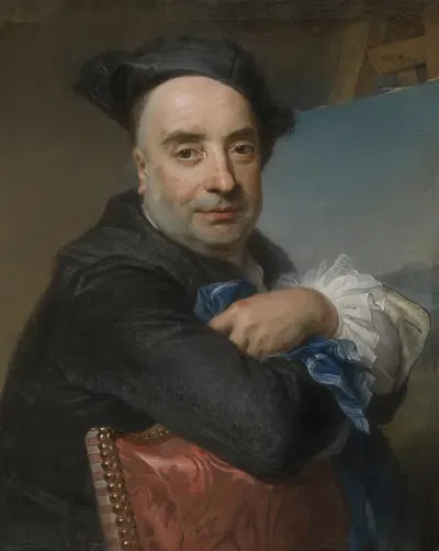 Клод Дюпуш by Морис-Кентен де Ла Тур, c. 1739 — digital art print download