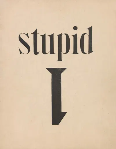 Stupid by Angelika Hoerle, 1920 — digital art print download