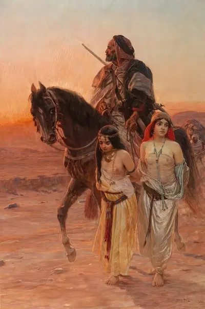 A Caravan by Otto Pilny — digital art print download